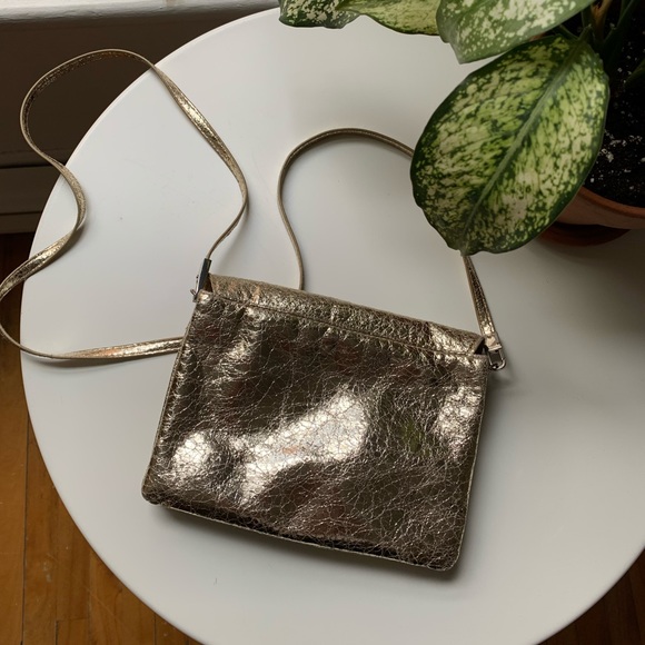 Gold crossbody bag - Picture 2 of 3